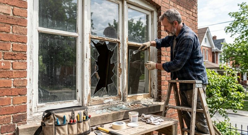 Broken Window Repair in Alpharetta, GA