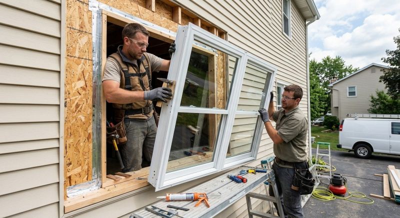 Vinyl Windows Installation in Portland, ME